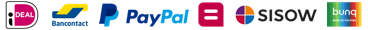 Betaal met iDeal, Paypal, Bancontact, Overboeking